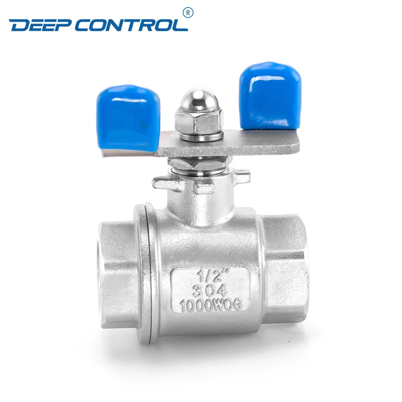 Data Center Cooling Water Free Leak Stainless Steel 2PC Female Ball Valve