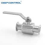 Liquid Cooling Data Center Stainless Steel One Piece Leak Free Hygienic Tri-Clamp Ball Valve