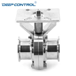 Coolant Distribution Units Water Cooling Auto Korean Sanitary Stainless Steel Clamped Butterfly Valve