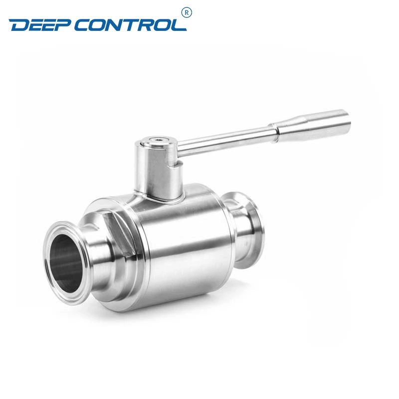 Direct to Chip Liquid Cooling Hygienic Stainless Steel 2-way Tri-Clamp Ball Valve