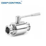 Direct to Chip Liquid Cooling Hygienic Stainless Steel 2-way Tri-Clamp Ball Valve