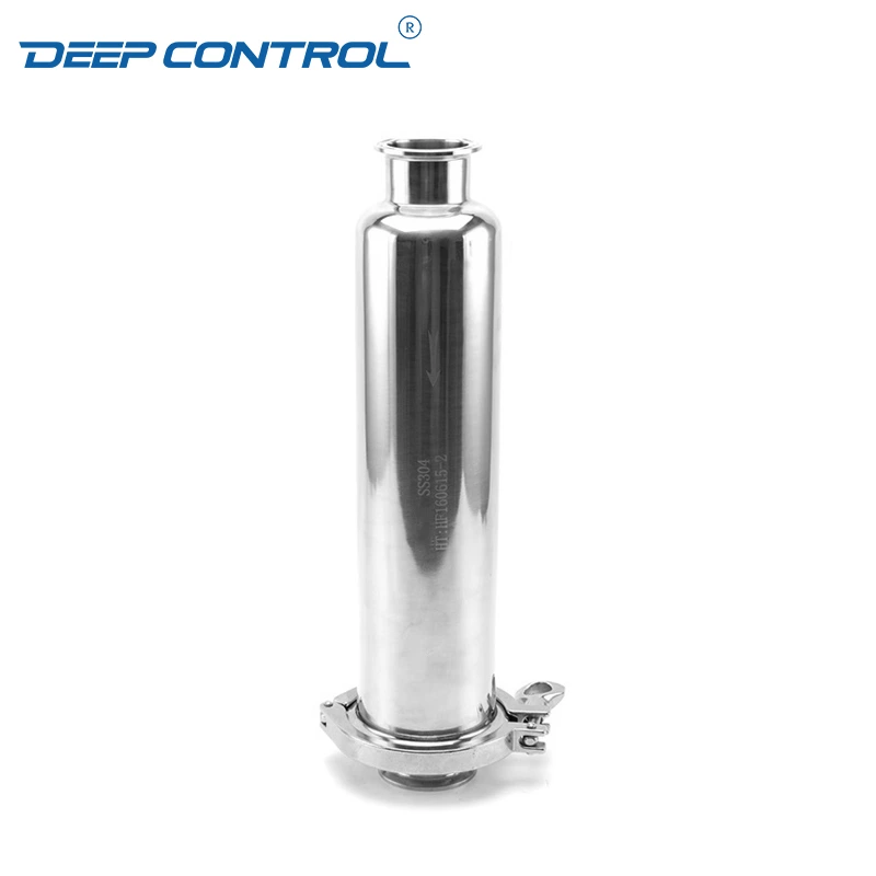Direct to Chip Liquid Cooling Water Solution Stainless Steel Tri-Clamp Clamped Pipe Tube Straight Filter