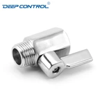 Liquid Cooling System Designs Data Center SS304 SS316 Stainless Steel Male Female BSPT NPT Thread Mini Ball Valve with SS Handle