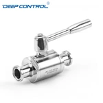 Direct to Chip Liquid Cooling Water CDU Sanitary Stainless Steel Hygienic Tri-Clamp Ball Valve