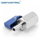 Energy Storage Liquid Cooling Water Stainless Steel SS304 SS316 Thread BSPT NPT Female Hose Adapter Mini Ball Valve