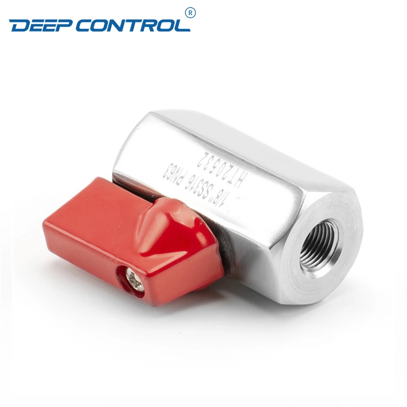 Liquid Cooling Water CDU Stainless Steel SS304 SS316 PN63 BSPT NPT Thread Female Female Thread Mini Ball Valve