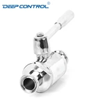 Direct to Chip Liquid Cooling Water CDU Sanitary Stainless Steel Hygienic Tri-Clamp Ball Valve