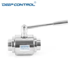 Water Cooling Liquid Data Center New Type Sanitary Stainless Steel Welding Ball Valve