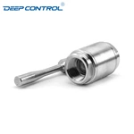 Cooling Water Data Center CDU Direct to Chip Sanitary Stainless Steel Female Thread Ball Valve