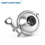 Sanitary Data Center Cooling Water Hygienic Stainless Steel No Return Butt-weld Check Valve