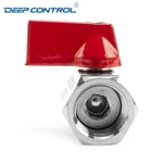 Direct to Chip Liquid Cooling Water Energy Storage Stainless Steel Male Female BSPT NPT Thread Mini Ball Valve