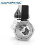 Cooling Water Energy Storage Stainless Steel SS304 SS316 NPT BSPT Male Male Thread Mini Ball Valve