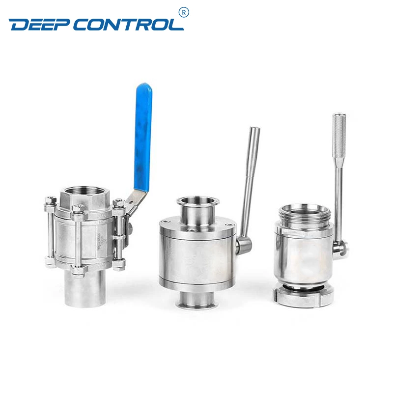 Data Center Liquid Cooling Water Sanitary Stainless Steel Manual Two-way Ball Valve