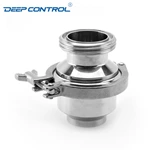 Sanitary Stainless Steel Data Center Liquid Cooling Water Male Butt-weld End Check Valve