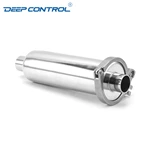 Sanitary Water Cooling Liquid Data Center Hygienic Stainless Steel Butt Weld Straight Tube Strainer Filter