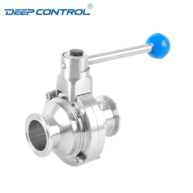 Data Center Liquid Cooling Direct to Chip Stainless Steel Tri-clamp Butterfly Ball Valve