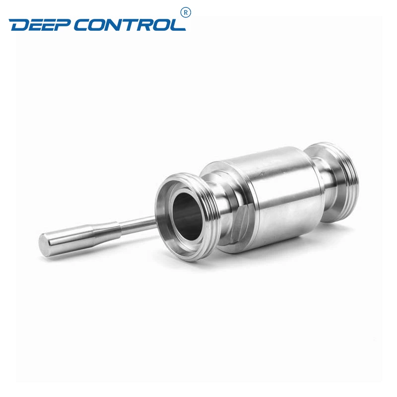 Sanitary Water Cooling Liquid Data Center Direct Liquid Cooling Stainless Steel Male-Male Thread Ball Valve