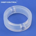 White Silicone Seal For  Liquid Cooling Water Hygienic Stainless Steel Butterfly Valve
