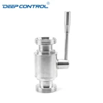 Sanitary Water Cooling Liquid Data Center Direct Liquid Cooling Stainless Steel Male-Male Thread Ball Valve