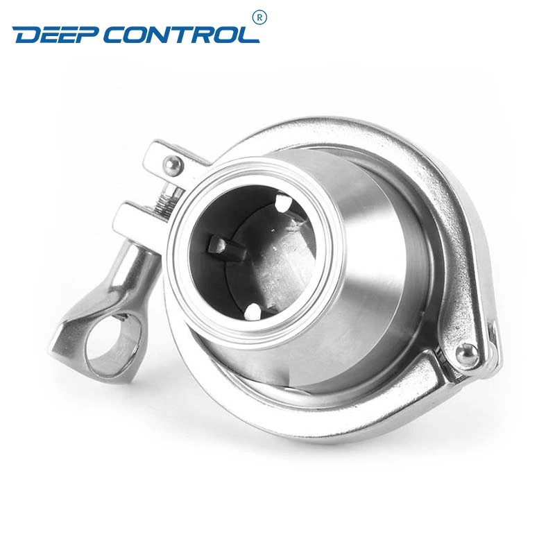 Liquid Water Cooling Data Center Hygienic Stainless Steel No Return Tri-Clamp Check Valve