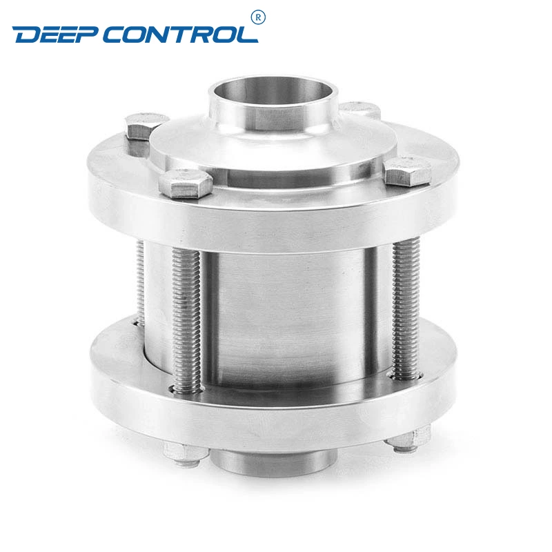 Hygienic Liquid Cooling Water Leak Free Stainless Steel Flange No Return Check Valve