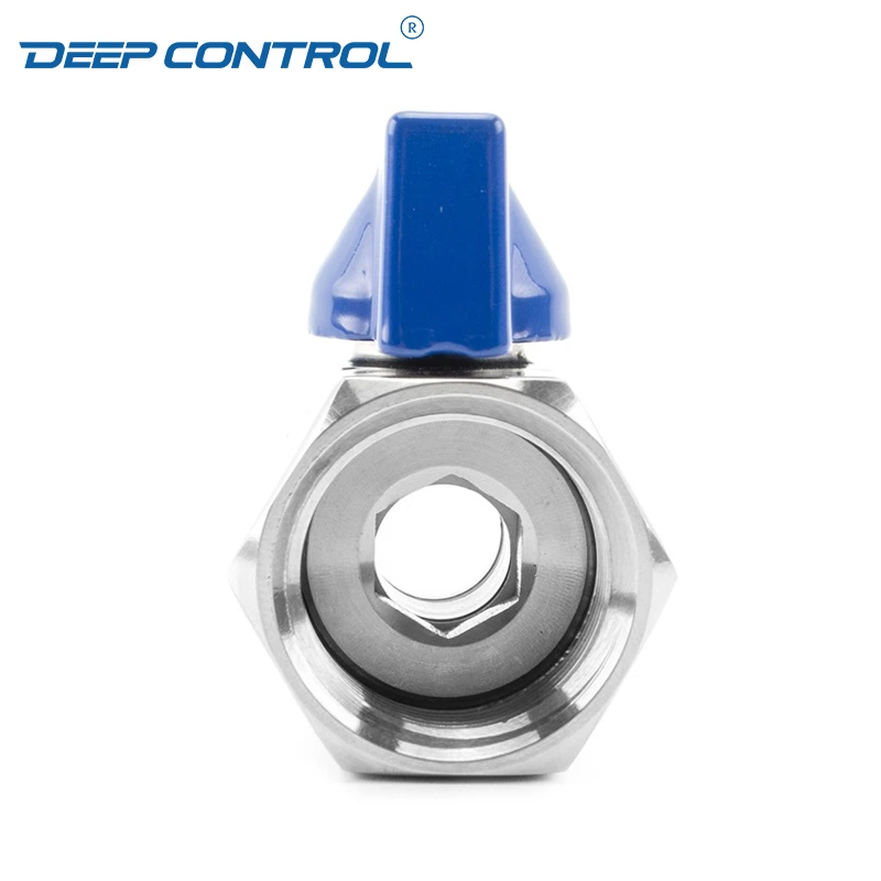 Cooling Water Data Center SS304 SS316 Stainless Steel Male Female BSPT NPT Thread Mini Ball Valve