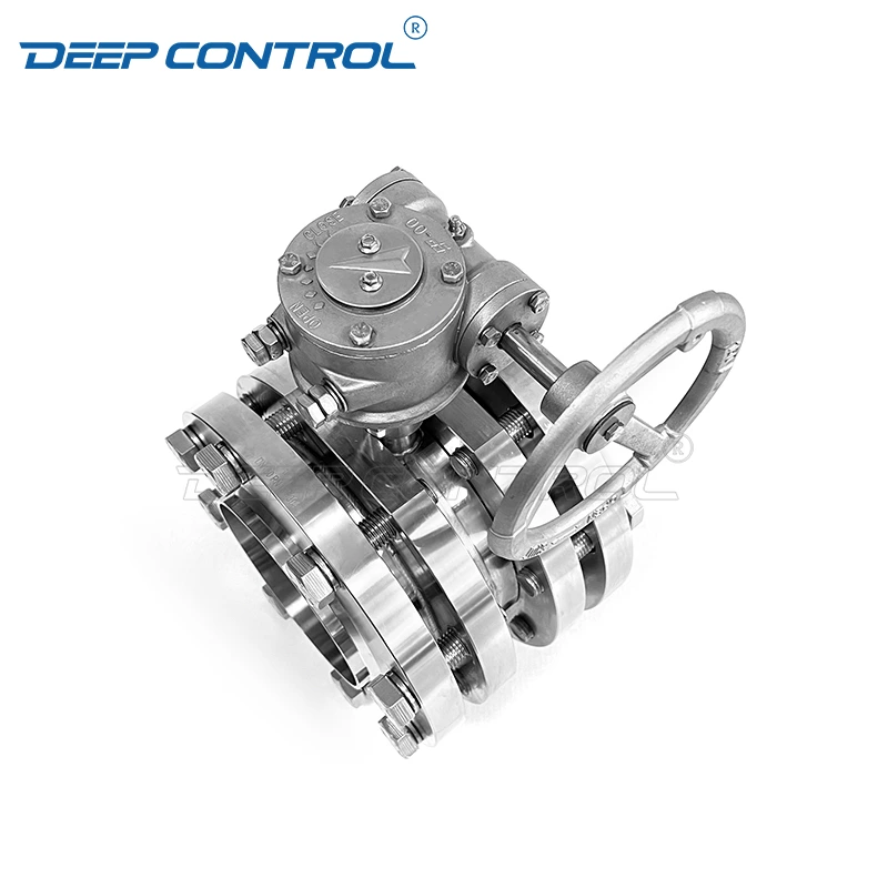 Liquid Cooling Water Data Center Free Leak Sanitary Worm Gear Operate 3 Piece Butterfly Valve