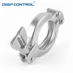 Hygienic Stainless Steel Sanitary Water Cooling Liquid Data Center 13SF Double Pin Pipe Clamp