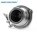 Hygienic Stainless Steel Cooling Water Data Center Clamped Male Thread No Return Valve