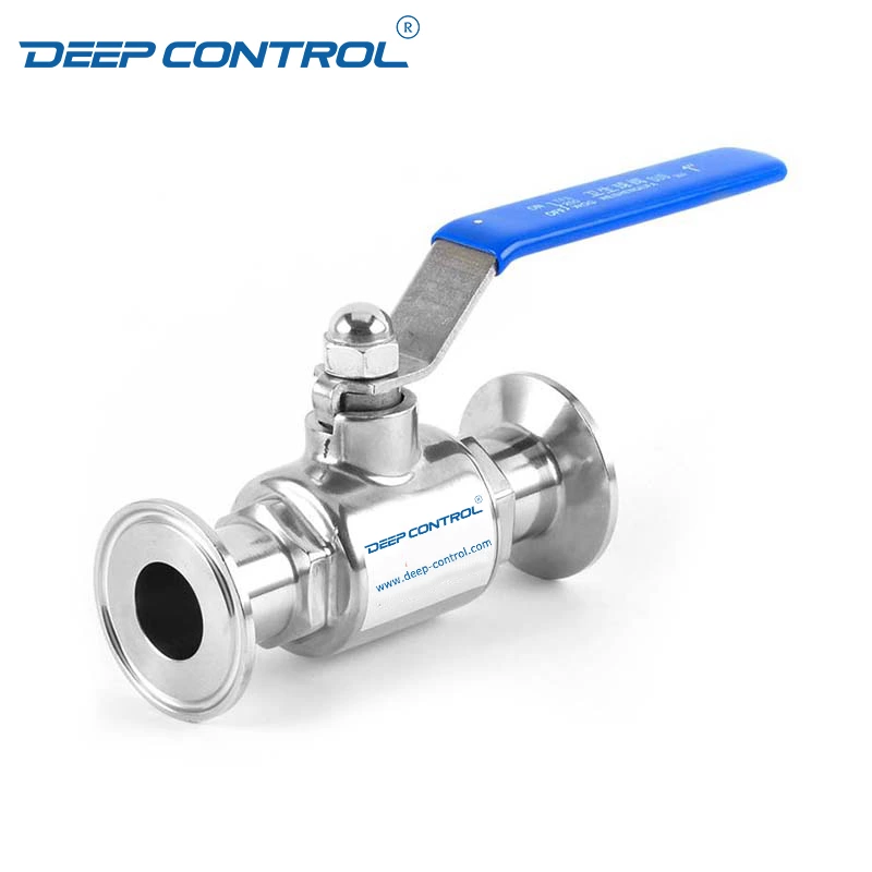 Sanitary Stainless Steel Cooling Water Energy Storage Data Center Clamped Ball Valve
