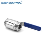 Hygienic Liquid Cooling Water Energy Storage Stainless Steel Food Male-Male Thread Ball Valve