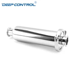 Water Cooling Liquid Data Center Hygienic Stainless Steel Tri-Clamp Tube Pipe Wedge Wire Screen Straight Filter