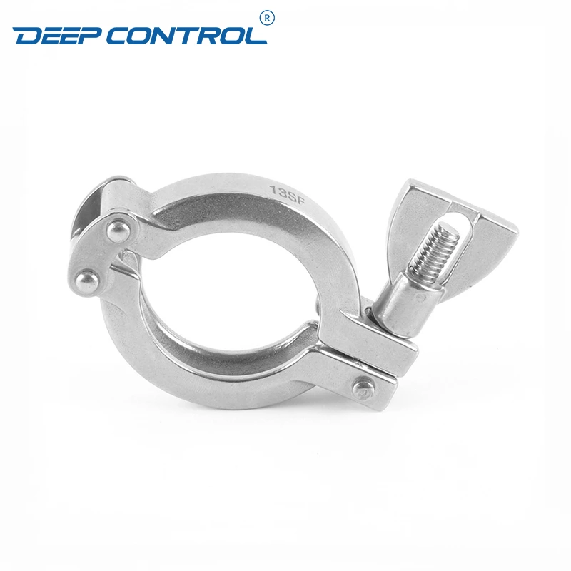 Hygienic Stainless Steel Sanitary Water Cooling Liquid Data Center 13SF Double Pin Pipe Clamp