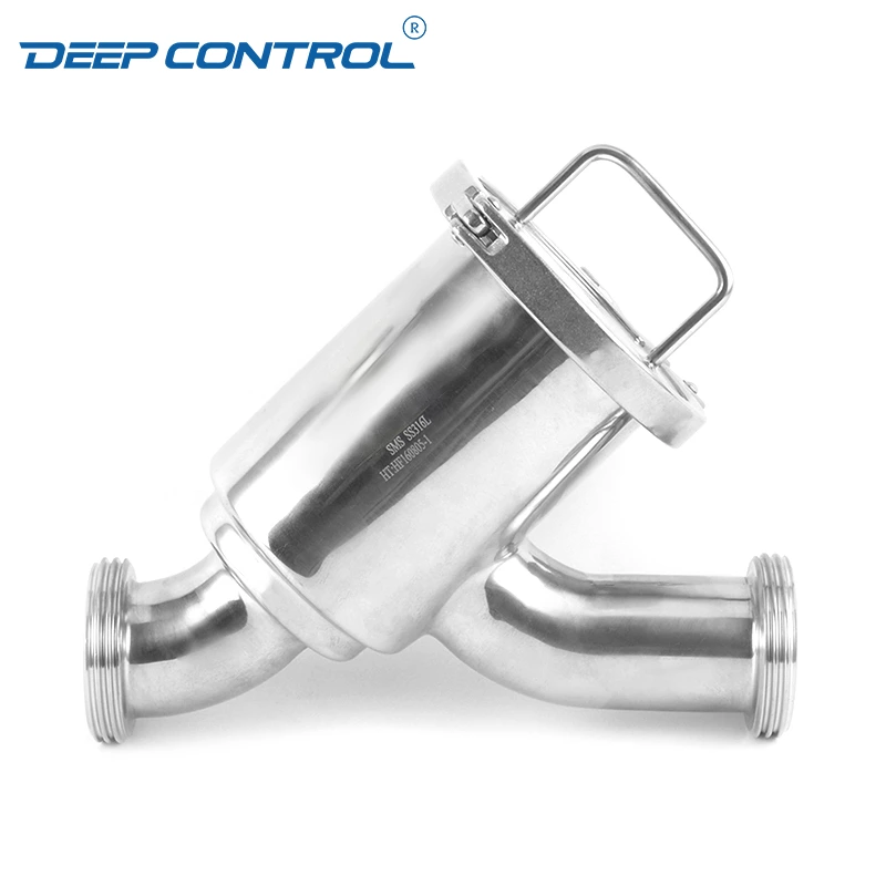 Sanitary Cooling Water Data Center Stainless Steel Threaded Y-Type Filter Strainer