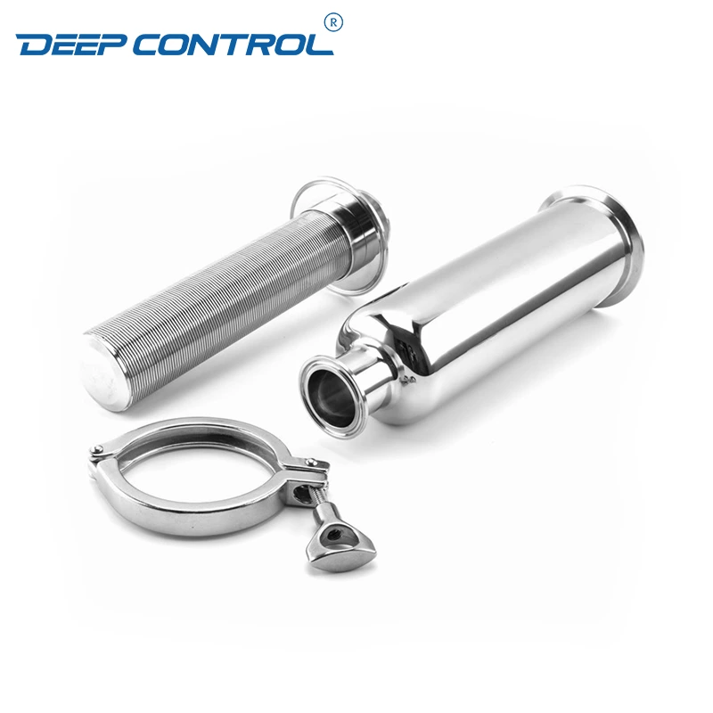 Water Cooling Liquid Data Center Hygienic Stainless Steel Tri-Clamp Tube Pipe Wedge Wire Screen Straight Filter