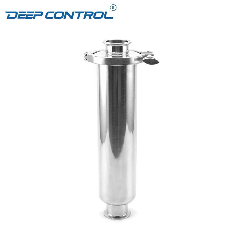 Direct to Chip Liquid Cooling Water Solution Stainless Steel Tri-Clamp Clamped Pipe Tube Straight Filter
