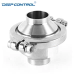 Hygienic Direct to Chip Liquid Cooling Stainless Steel Butt Weld Welding Check Valve With High Pressure Clamp