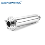 Direct to Chip Liquid Cooling Water Solution Stainless Steel Tri-Clamp Clamped Pipe Tube Straight Filter