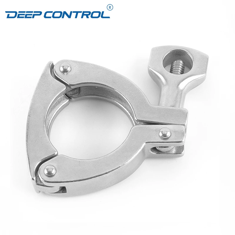 Sanitary Data Center Liquid Cooling Water Hygienic Stainless Steel 13MHHS 3PC Three Pieces Heavy Duty Clamp