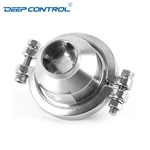 Hygienic Direct to Chip Liquid Cooling Stainless Steel Butt Weld Welding Check Valve With High Pressure Clamp