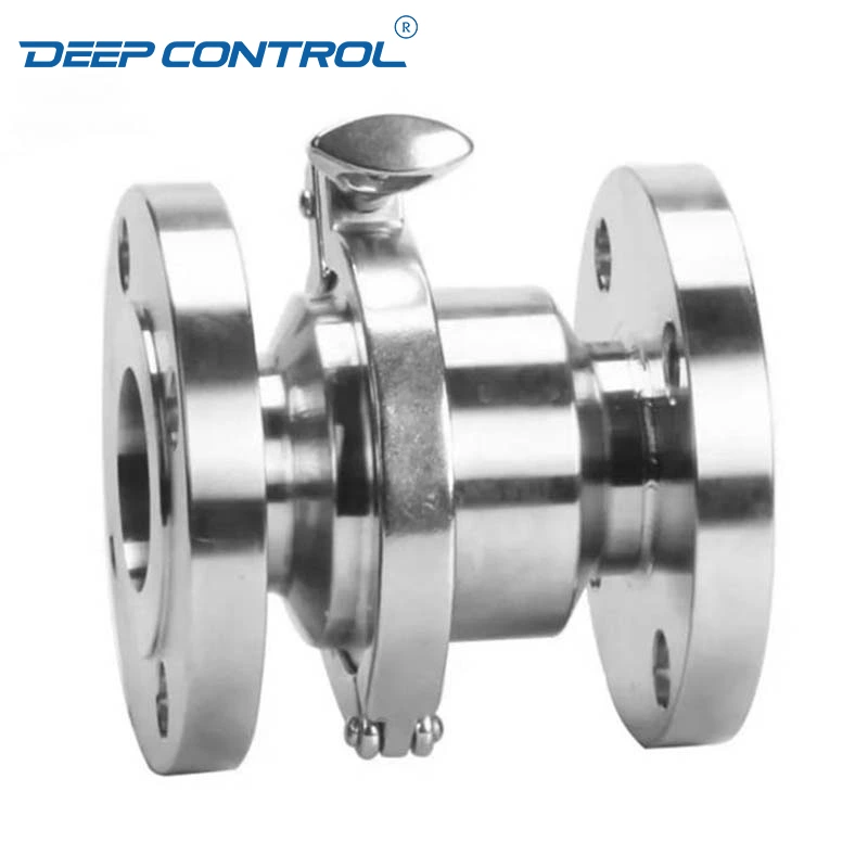 Hygienic Water Cooling Liquid Data Center Stainless Steel Flanged No Return Check Valve