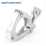 Sanitary Data Center Liquid Cooling Water Hygienic Stainless Steel 13MHHS 3PC Three Pieces Heavy Duty Clamp