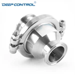 Data Center Liquid Cooling Water Stainless Steel Sanitary Tri Clamp No Return Check Valve With High Pressure Clamp