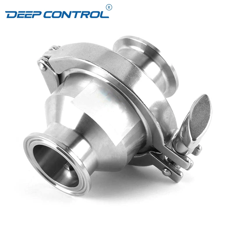 Liquid Water Cooling Data Center Hygienic Stainless Steel No Return Tri-Clamp Check Valve
