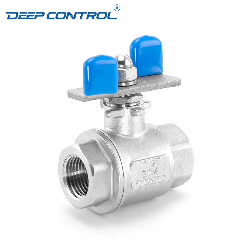 Data Center Cooling Water Free Leak Stainless Steel 2PC Female Ball Valve