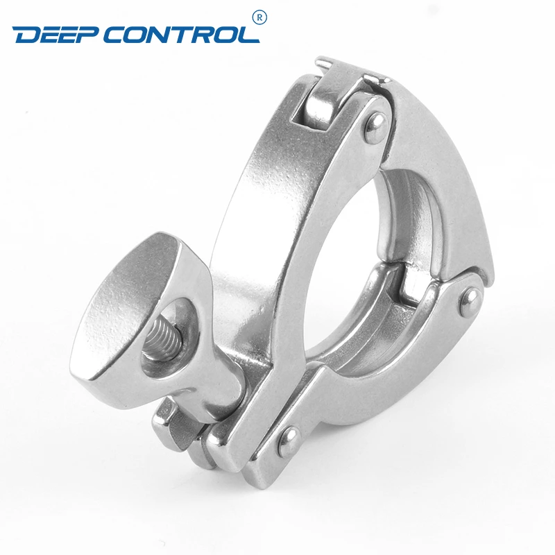 Sanitary Data Center Liquid Cooling Water Hygienic Stainless Steel 13MHHS 3PC Three Pieces Heavy Duty Clamp