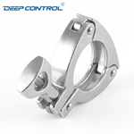 Sanitary Data Center Liquid Cooling Water Hygienic Stainless Steel 13MHHS 3PC Three Pieces Heavy Duty Clamp