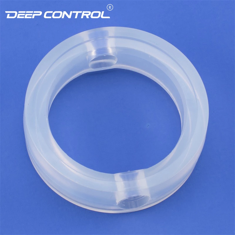 White Silicone Seal For  Liquid Cooling Water Hygienic Stainless Steel Butterfly Valve