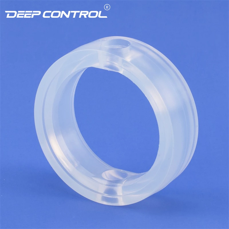 White Silicone Seal For  Liquid Cooling Water Hygienic Stainless Steel Butterfly Valve