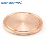 Copper Hygienic Data Center Liquid Cooling Water Brass Tri Clover Clamp Blank Blind Cap